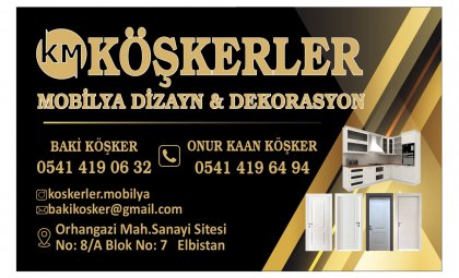 Elbistan Mobilya ve dekarasyon İmalat